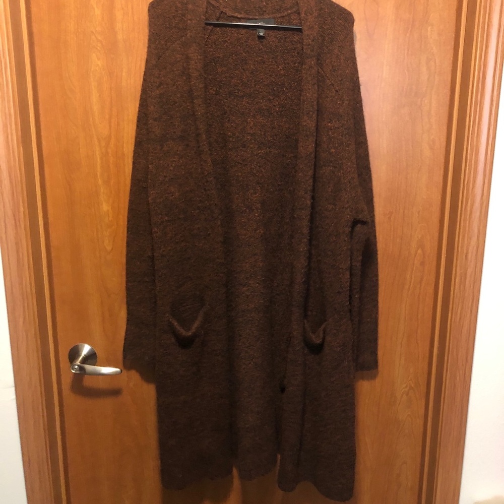 Oversized rusty cardigan!